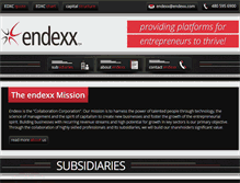 Tablet Screenshot of endexx.com